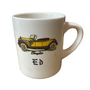 Vintage Mr Mugs Chrysler Automotive Car Mug Personalized mug with”Ed“.